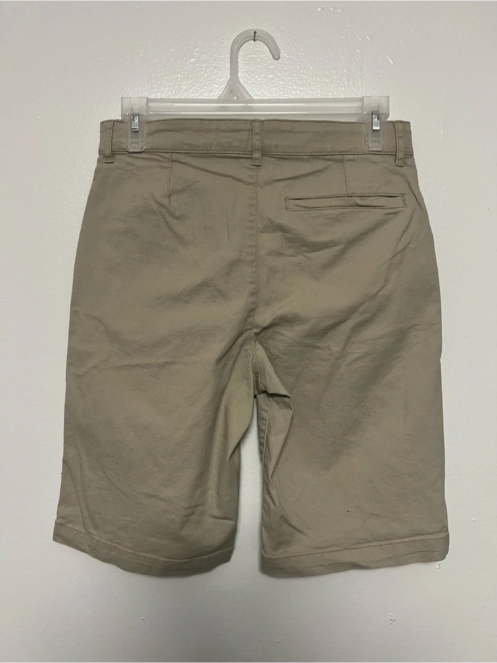 Old Navy Boy Tan Flat-Front Shorts Size14